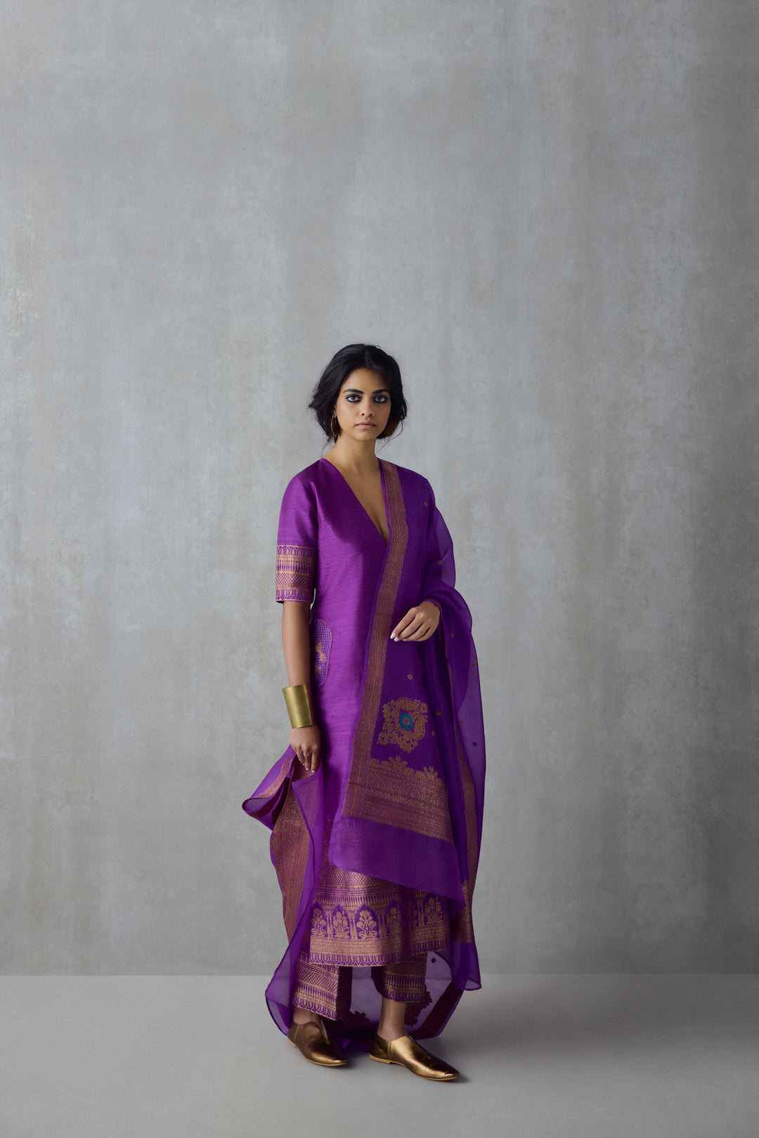 Silk Brocade Dupatta