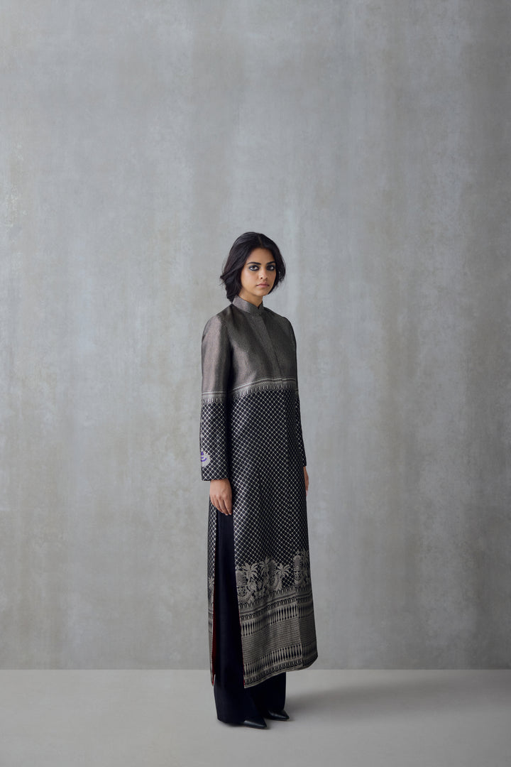 HANDWOVEN SILK TROUSER