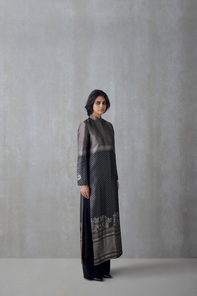 HANDWOVEN SILK TROUSER