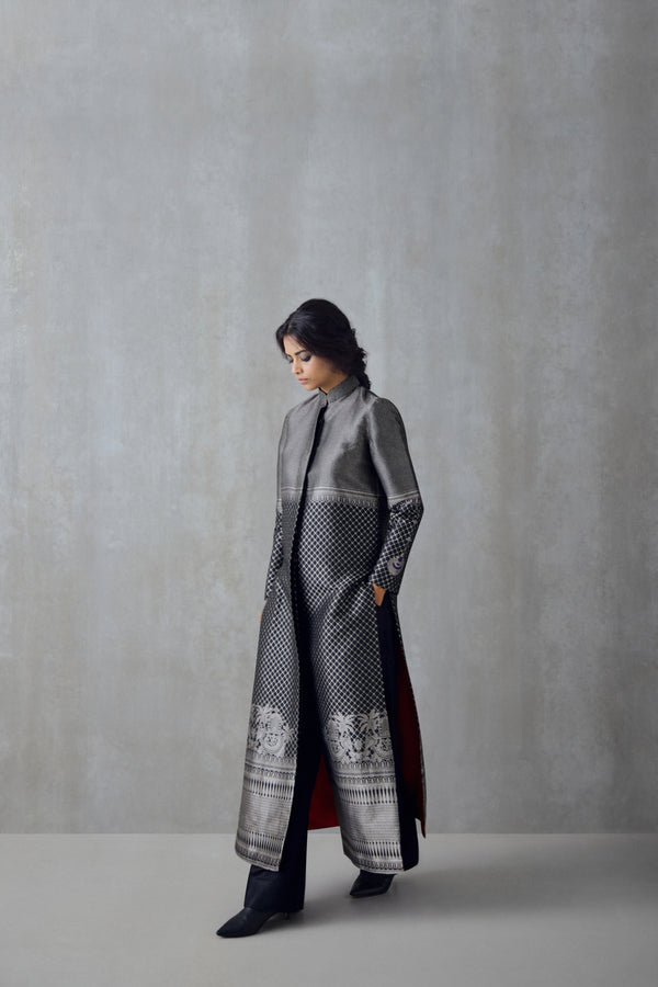 HANDWOVEN SILK TROUSER