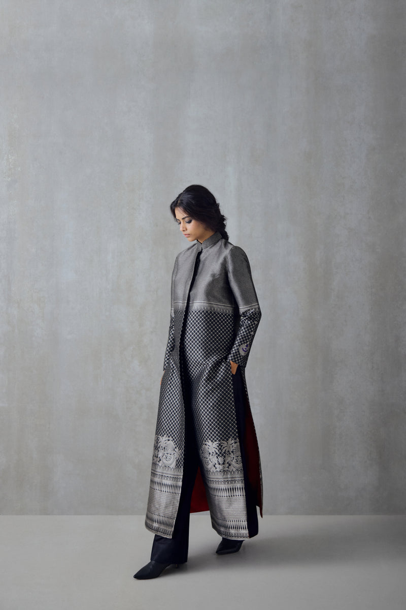 HANDWOVEN SILK TROUSER