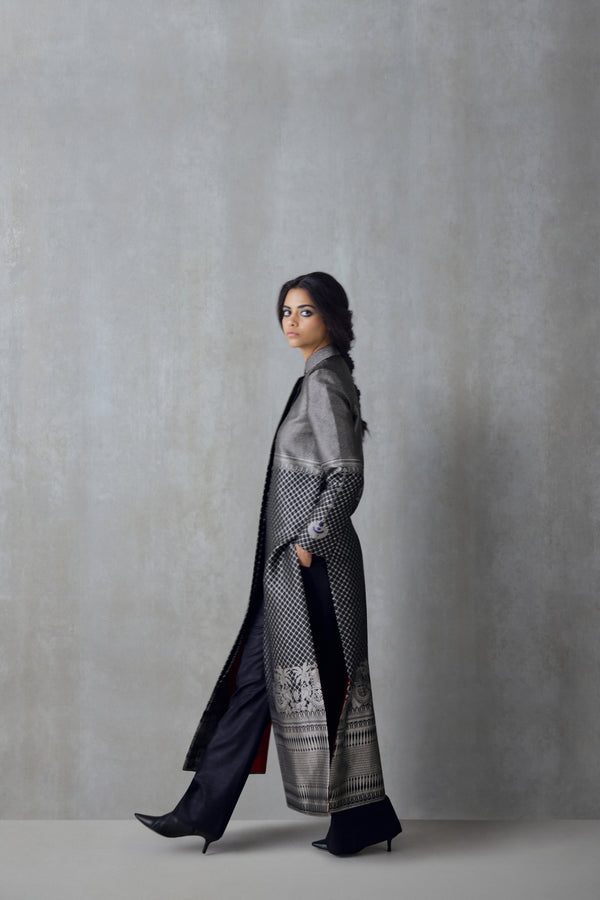 HANDWOVEN SILK TROUSER