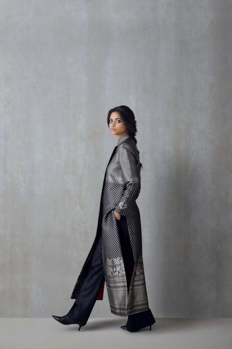 HANDWOVEN SILK TROUSER