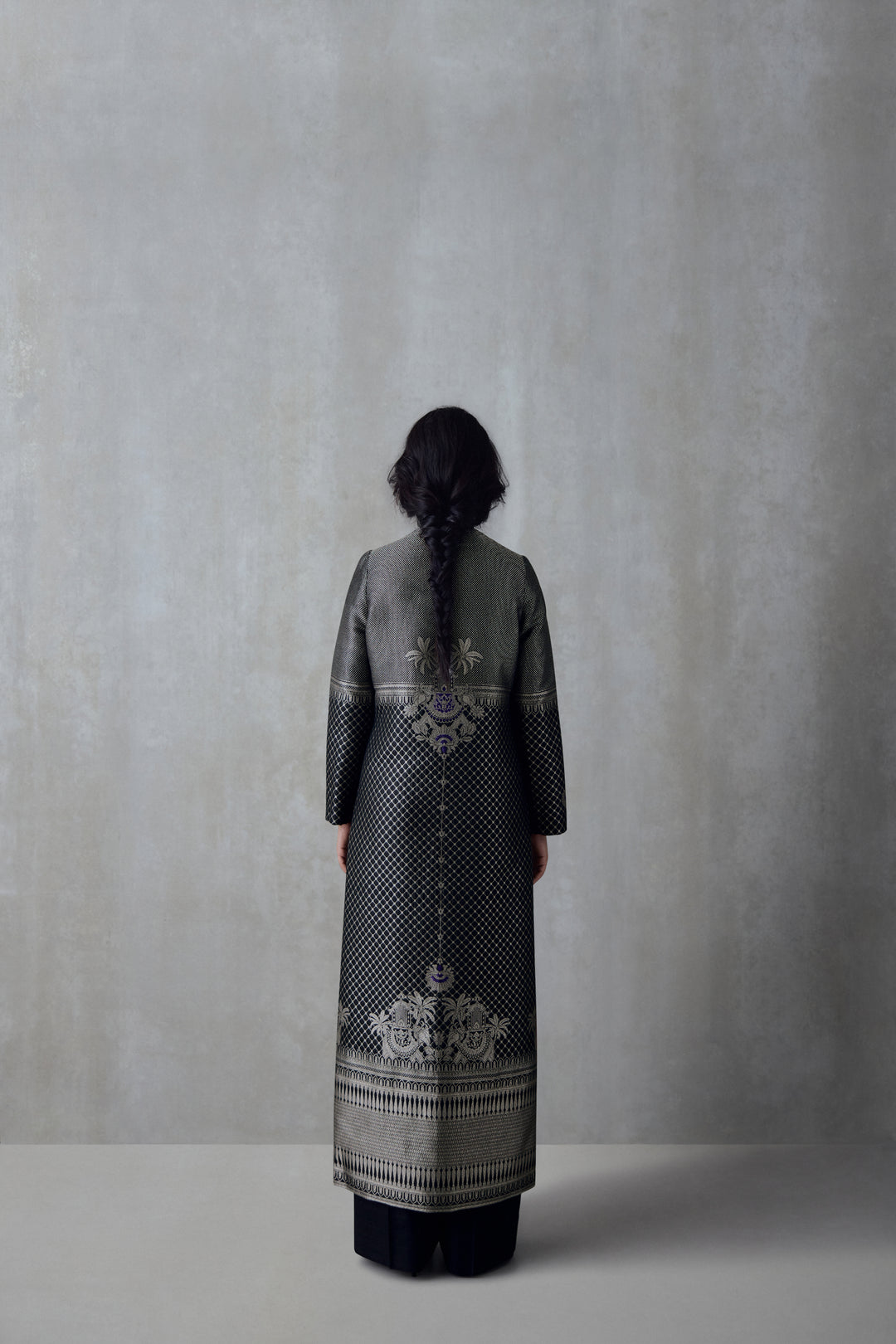 HANDWOVEN SILK TROUSER