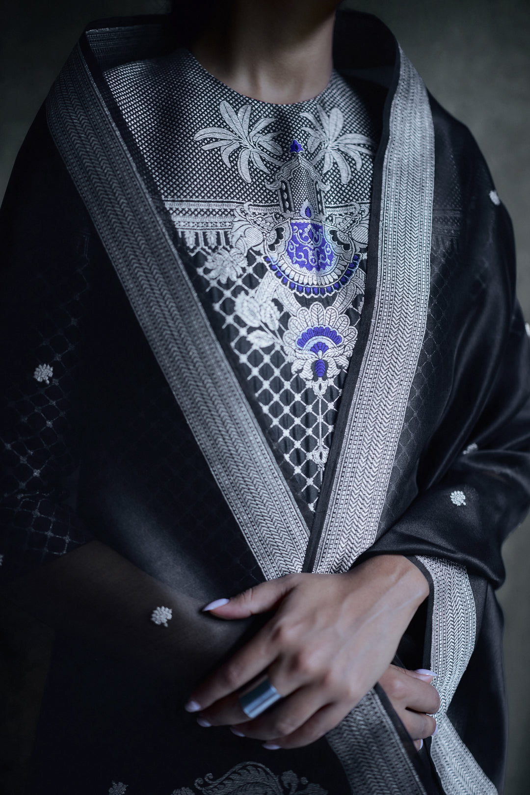 Silk Brocade Tunic Set