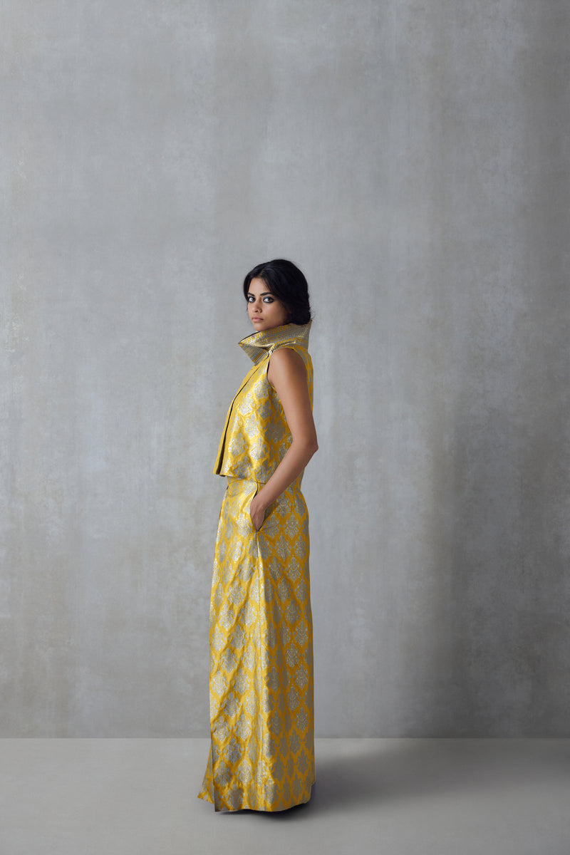 Silk Brocade Waistcoat