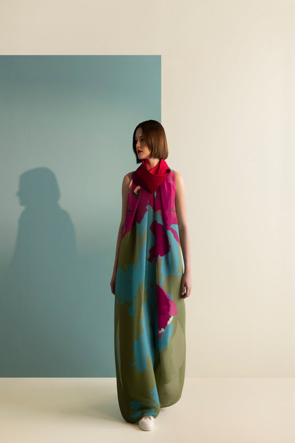 Pleated Maxi