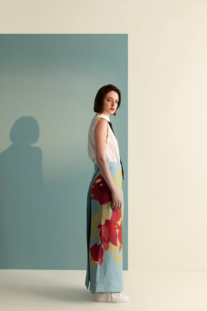 Linen Wrap Palazzo