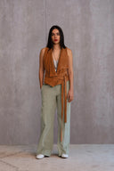 Suede Waistcoat