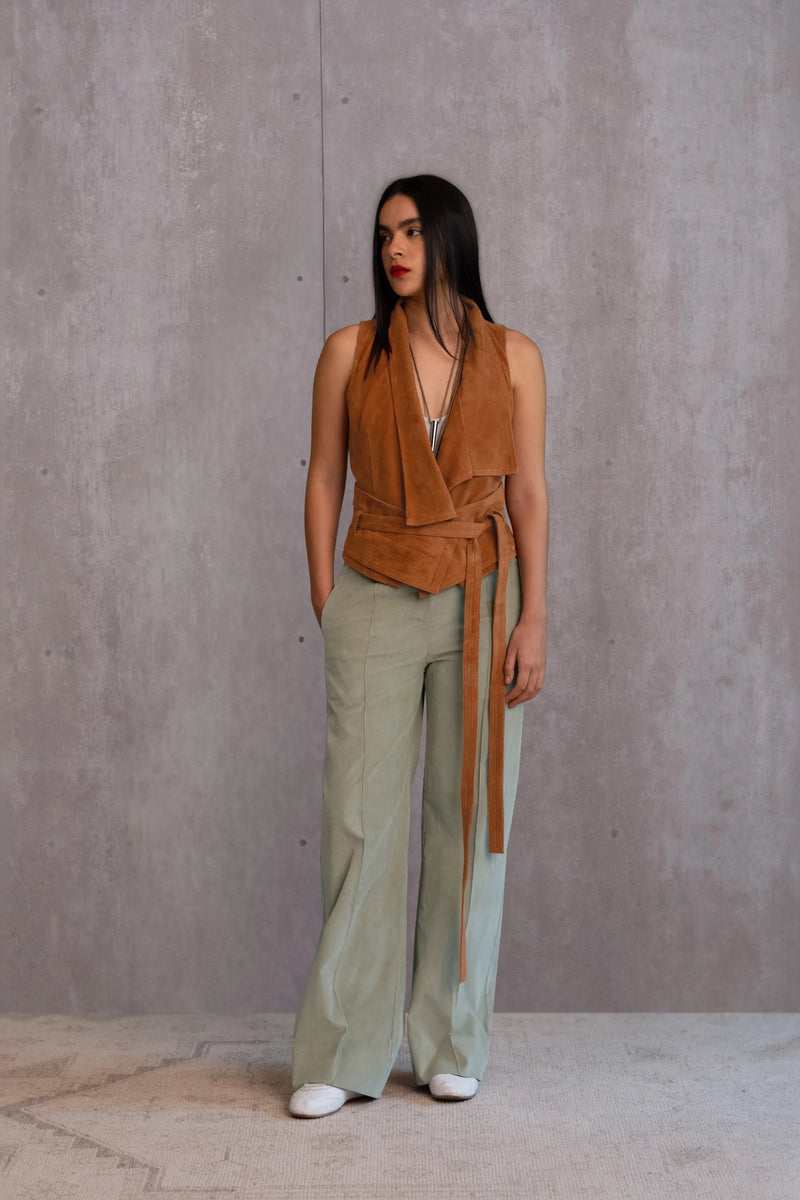 Suede Waistcoat