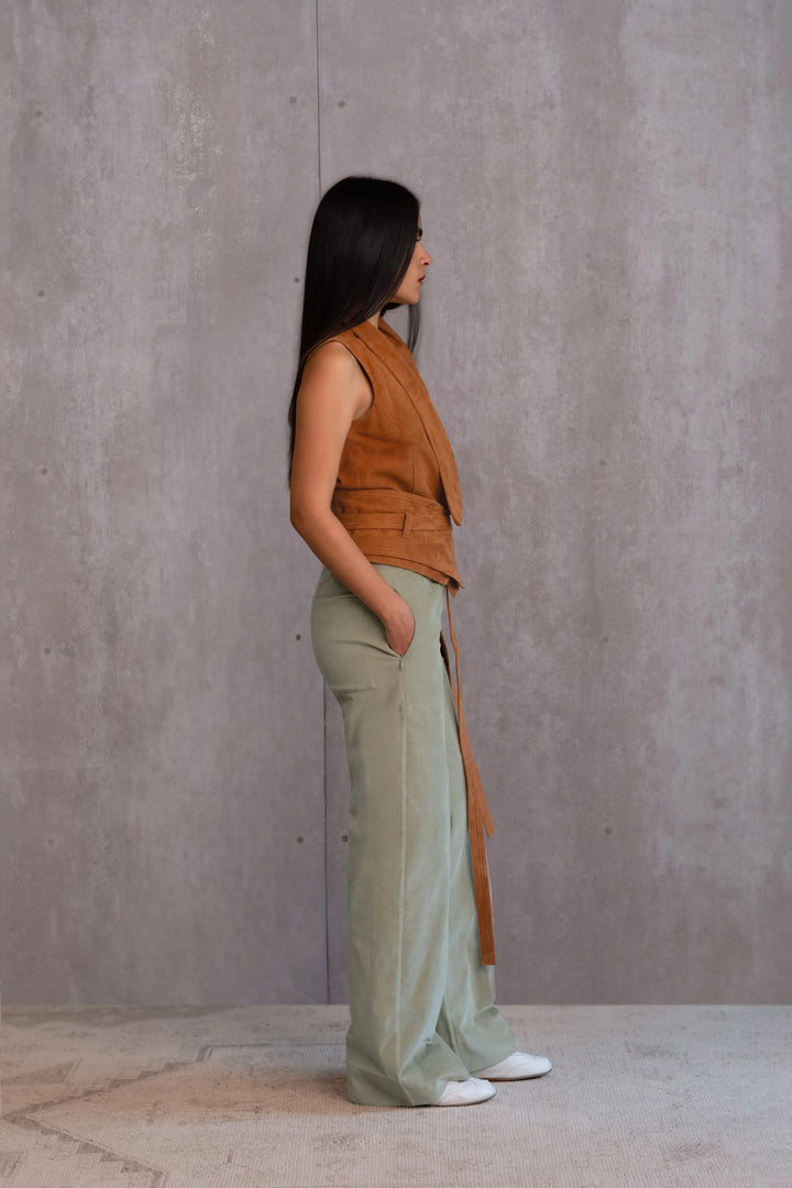 Suede Waistcoat