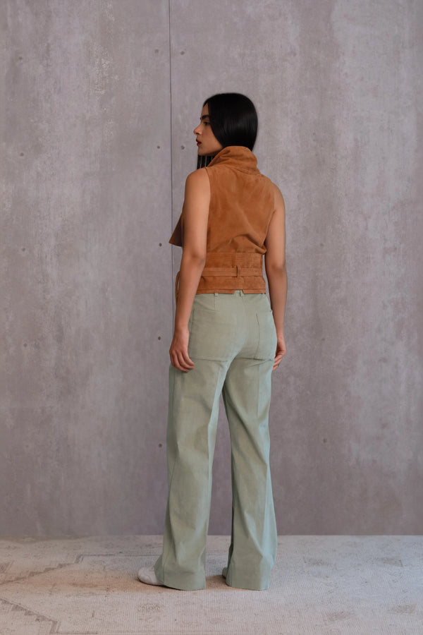 Suede Waistcoat