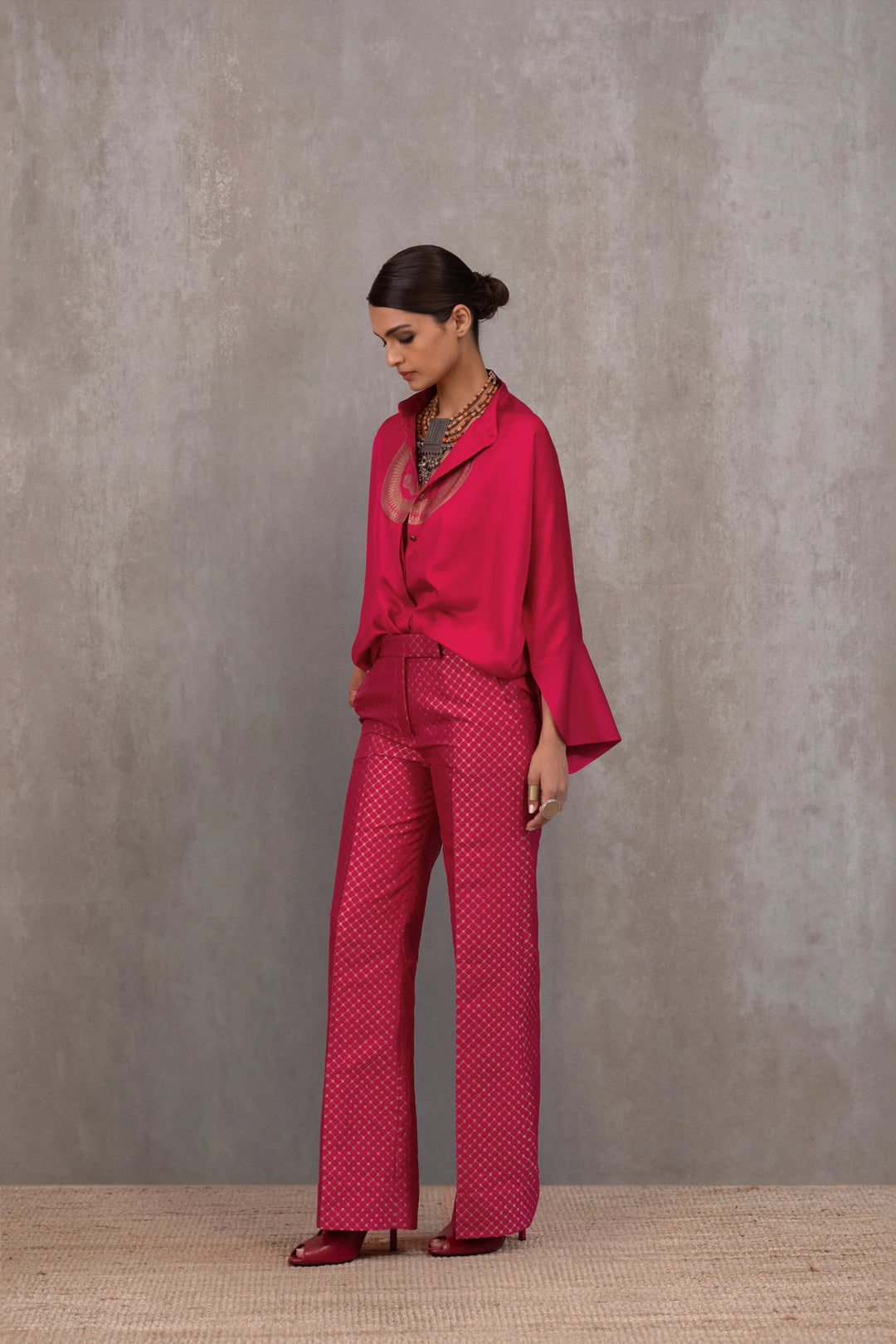 Silk Brocade Trouser