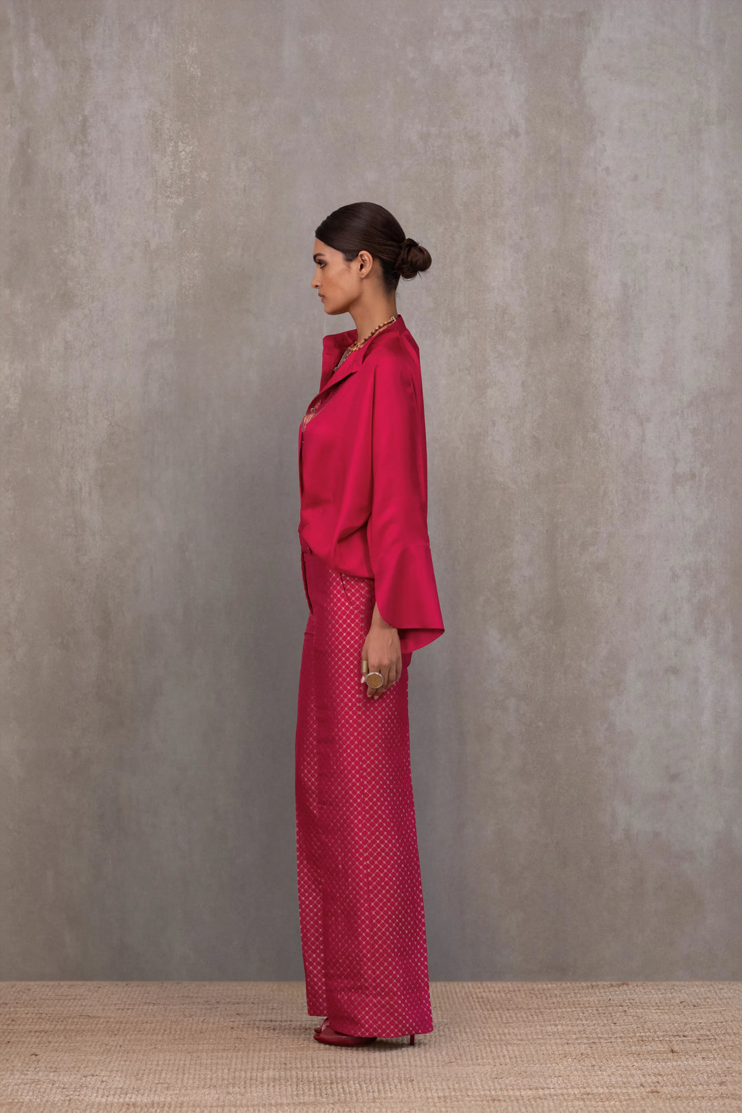 Silk Brocade Trouser