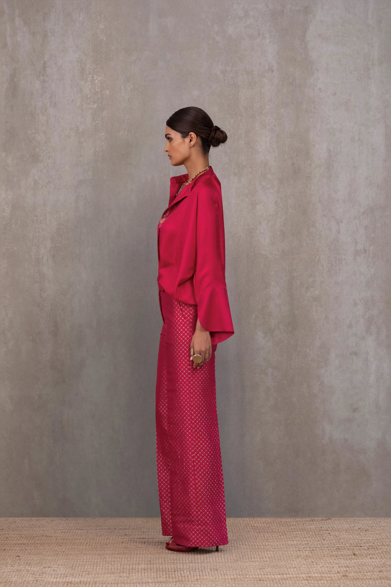 Silk Brocade Trouser