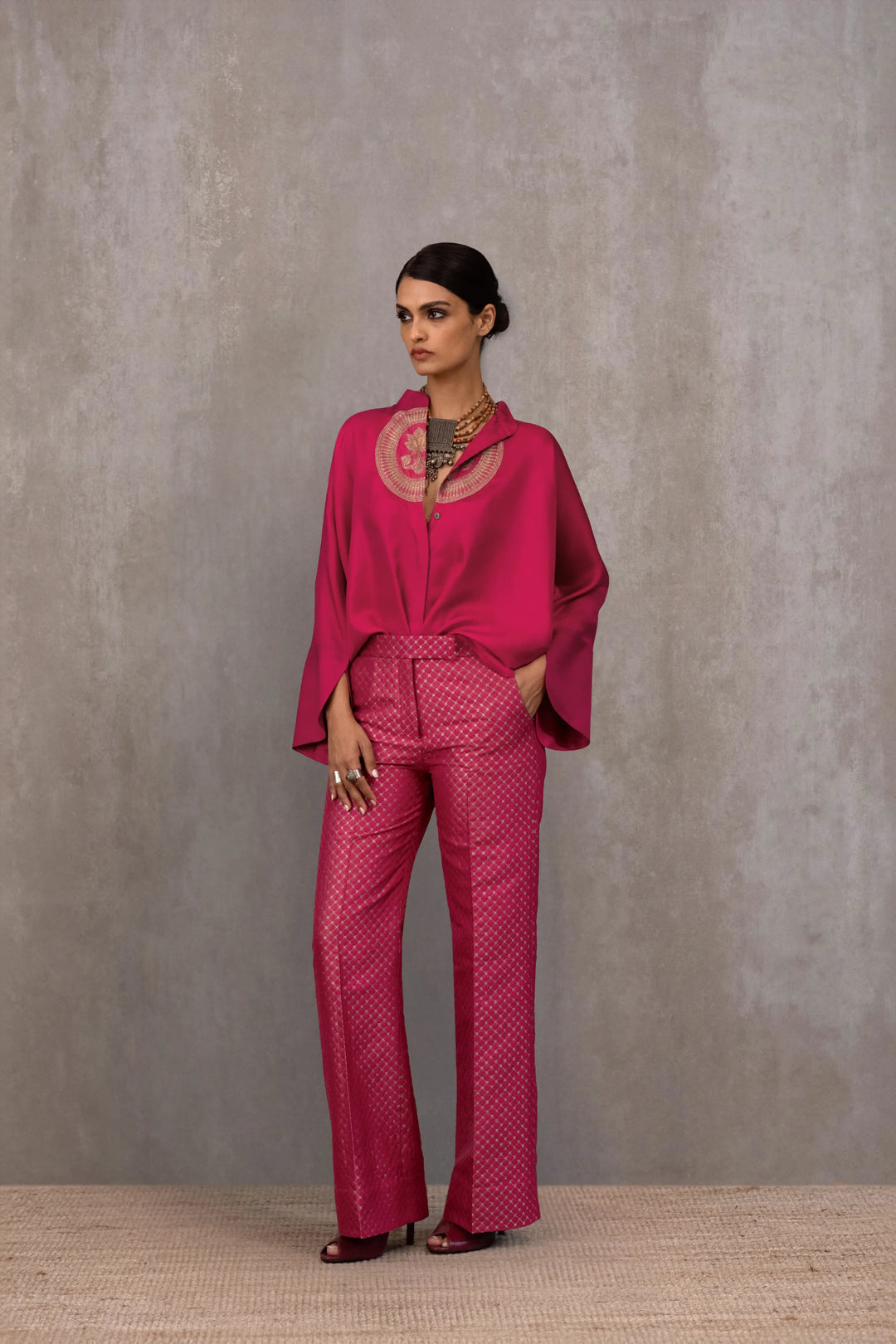 Silk Brocade Trouser