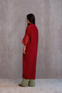 Draped Silk Dress