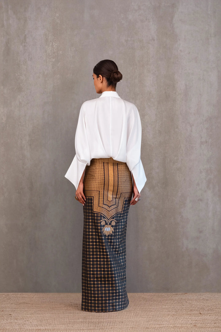 Silk Brocade Dress