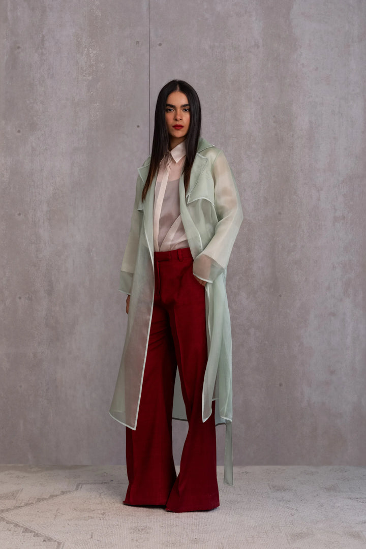 Silk Organza Trench