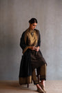Silk Brocade Kurta Set