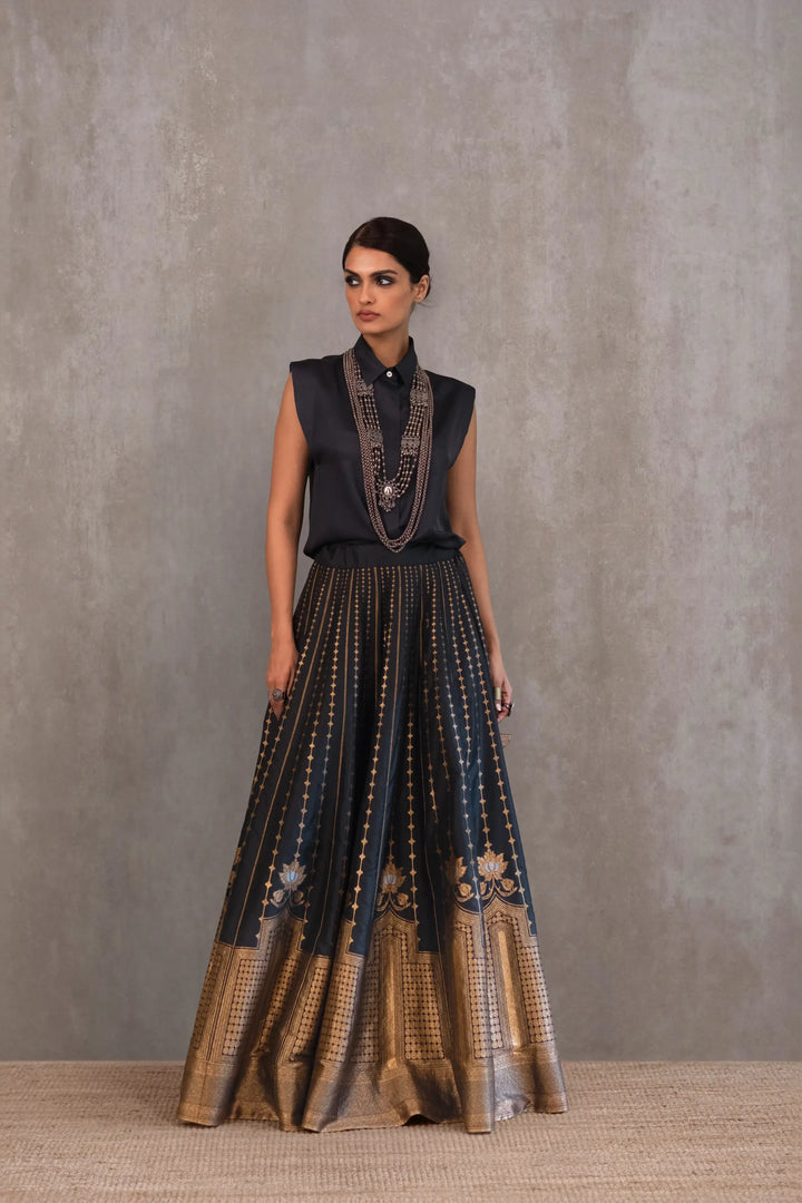 Silk Brocade Lehenga