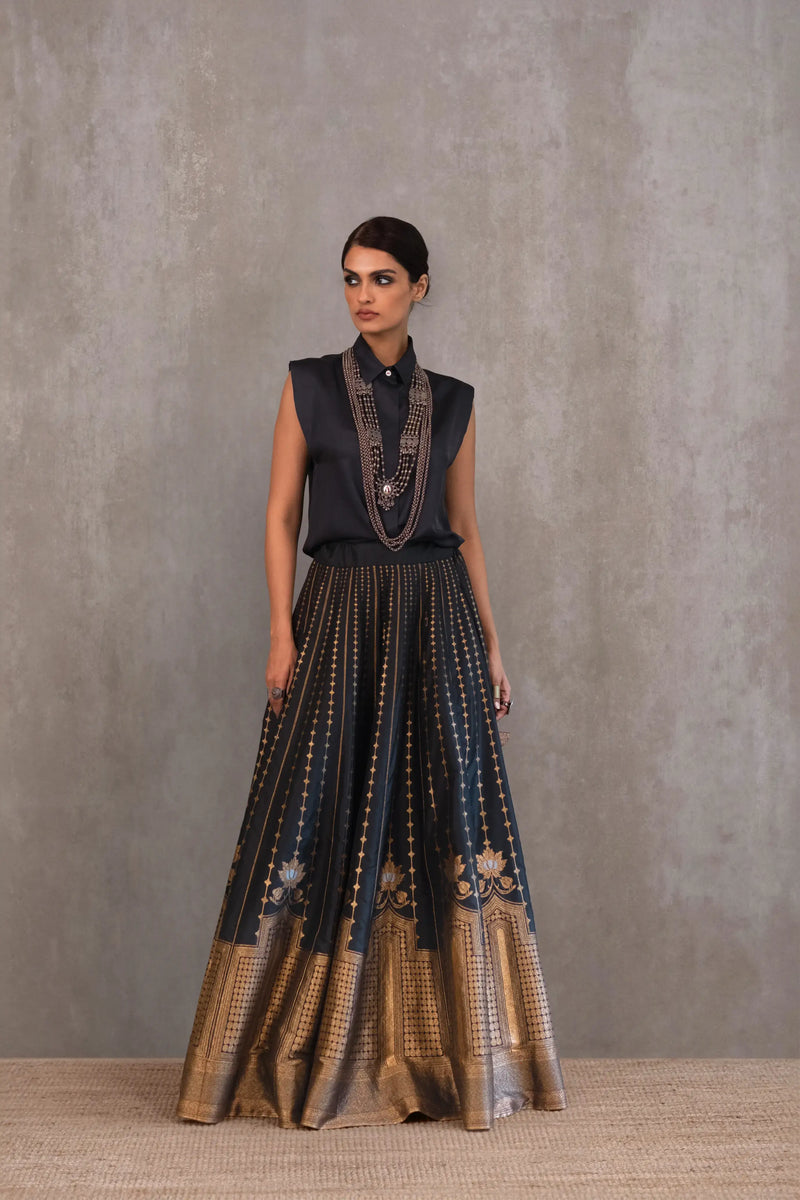 Silk Brocade Lehenga