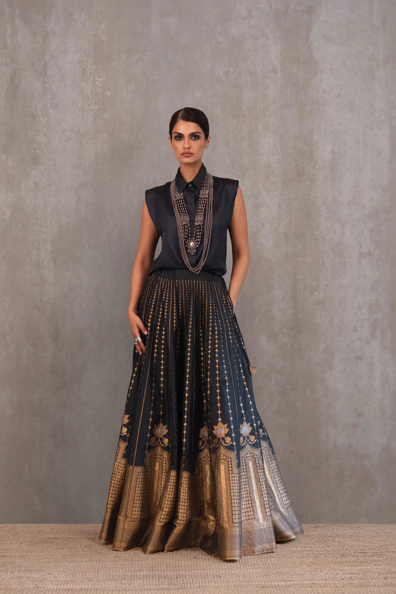 Silk Brocade Lehenga