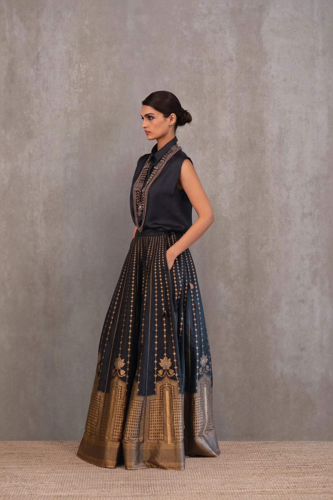 Silk Brocade Lehenga