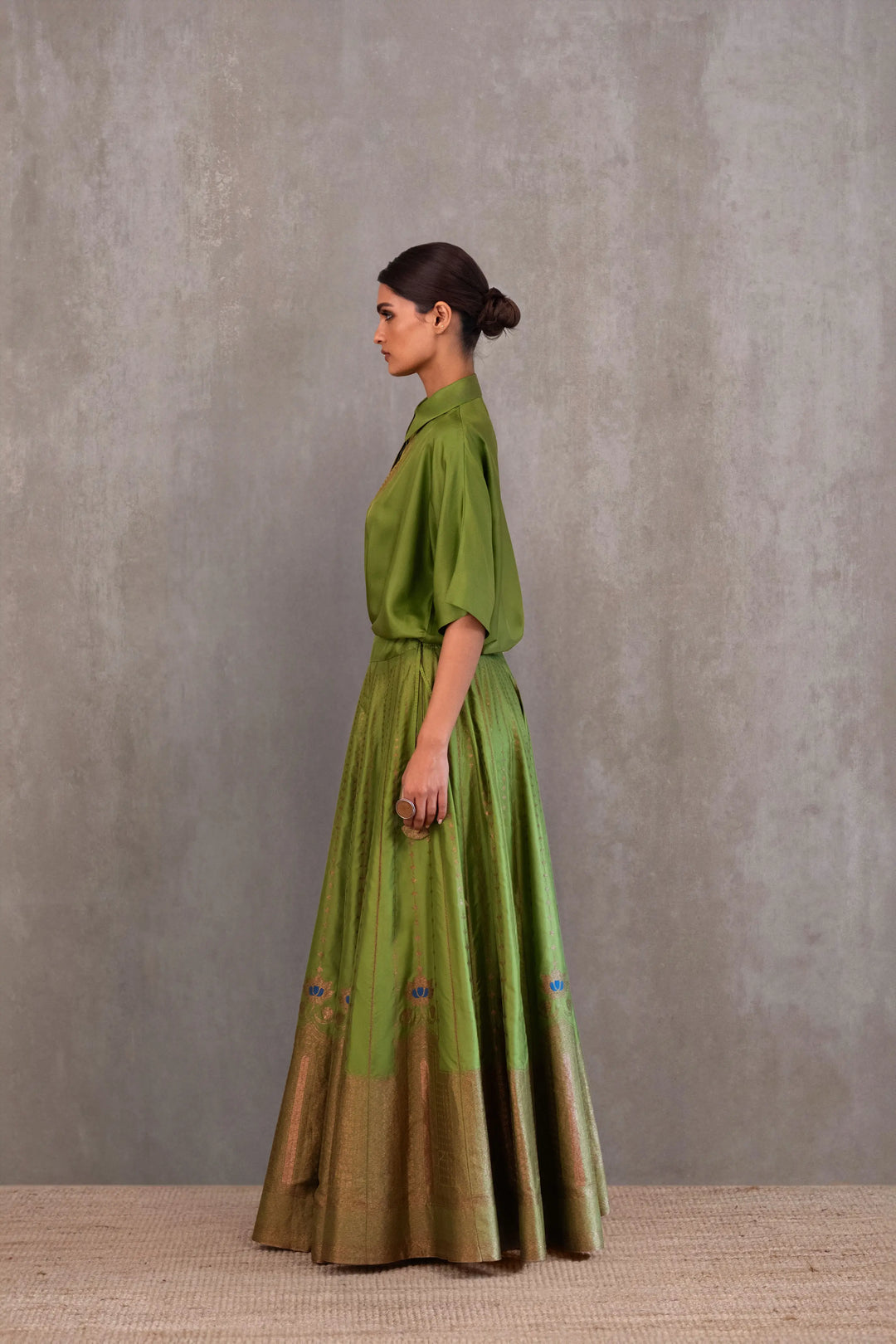 Silk Brocade Lehenga