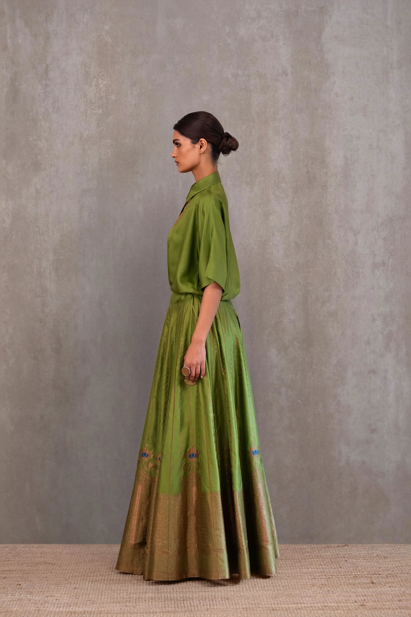 Silk Brocade Lehenga