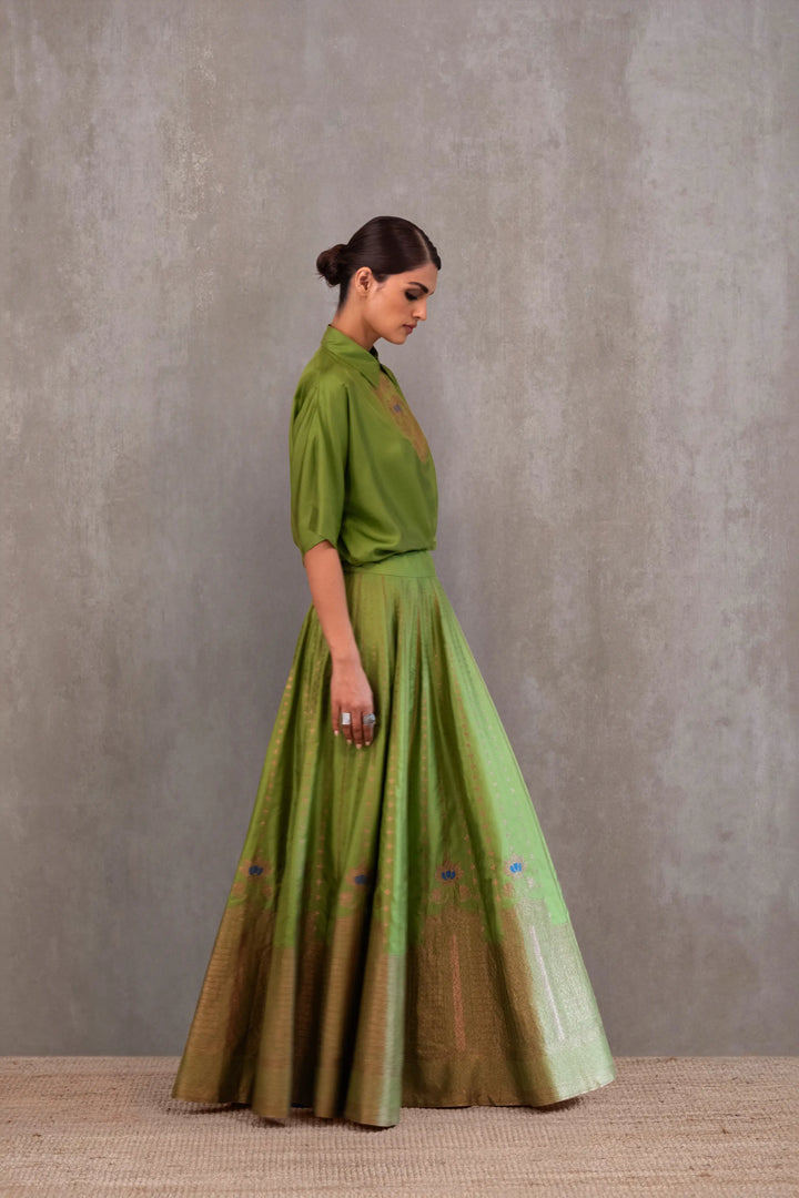 Silk Brocade Lehenga