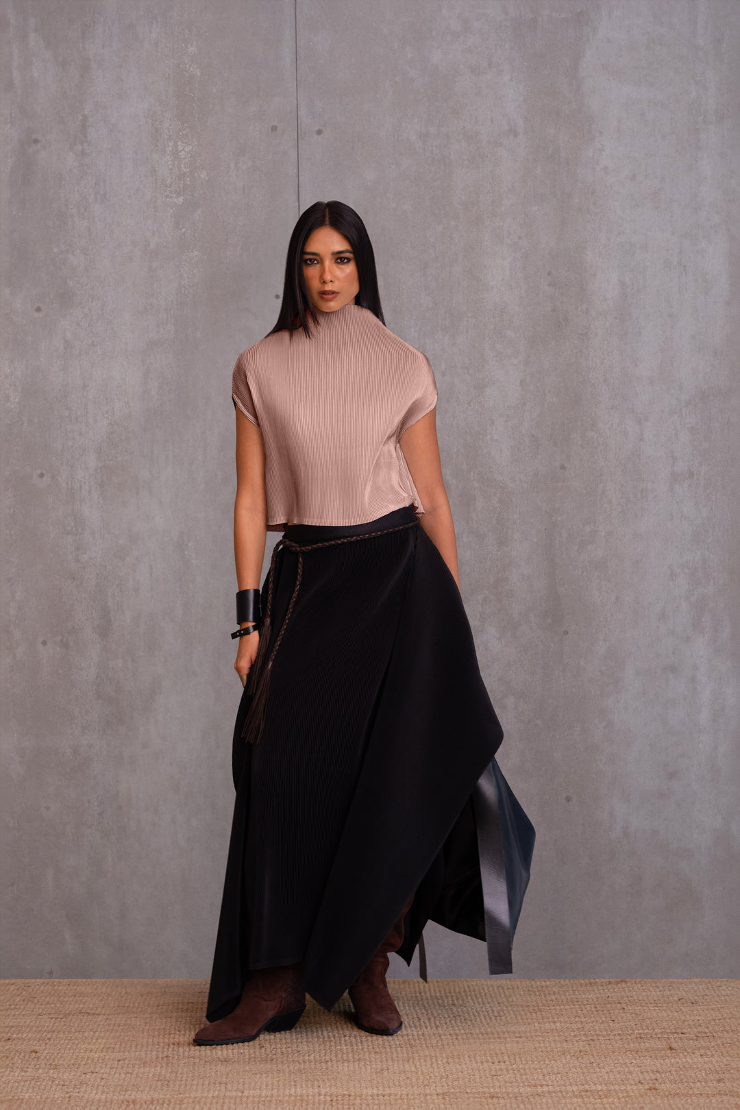 Pleated Box Top
