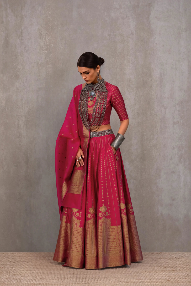 Silk Brocade Lehenga