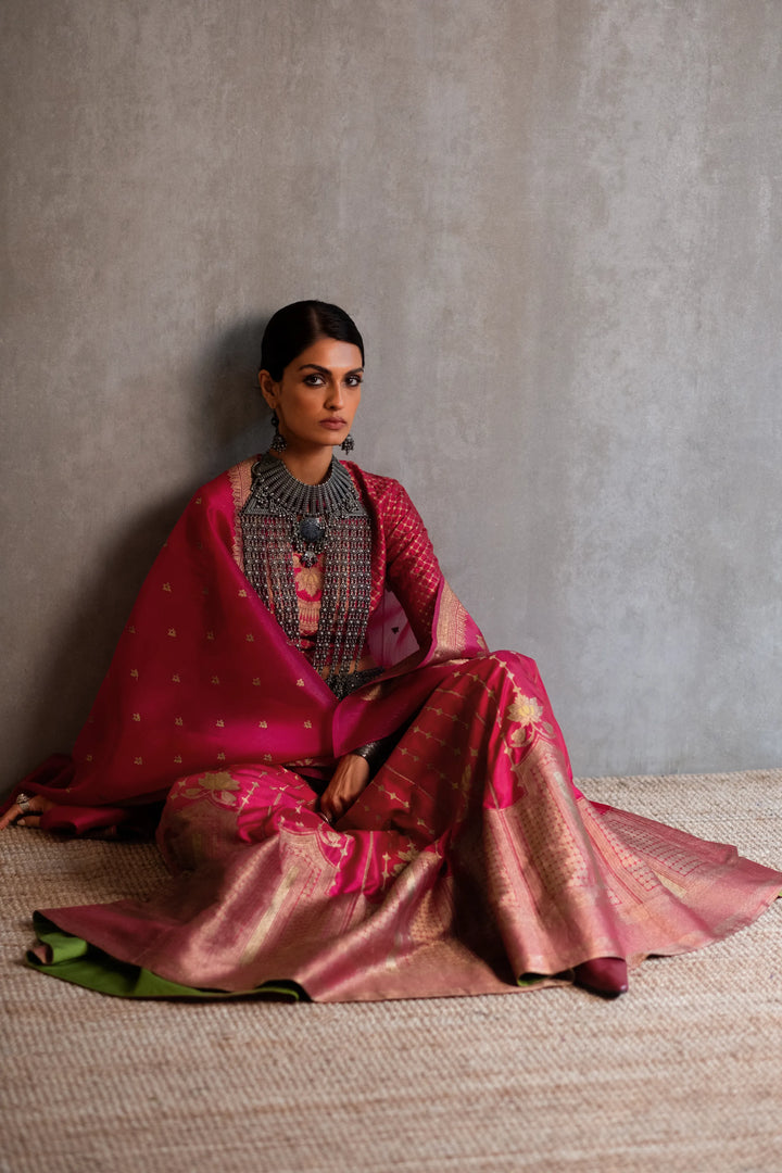 Silk Brocade Blouse