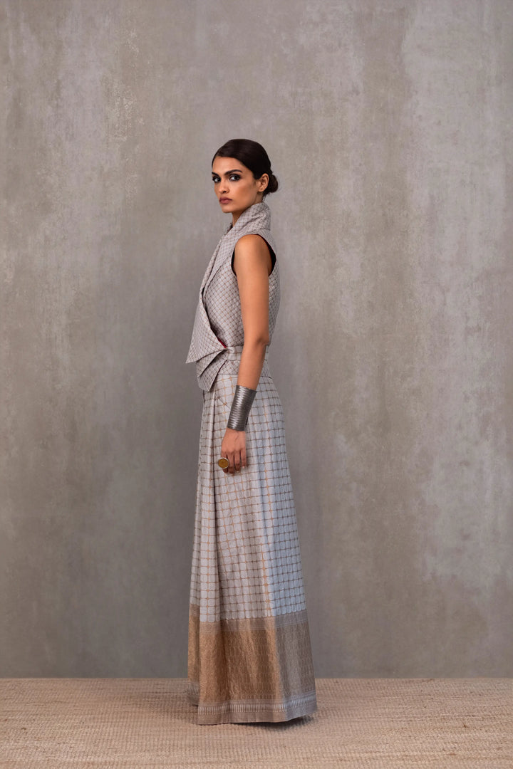 Silk Brocade Palazzo