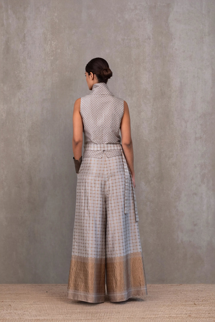 Silk Brocade Palazzo