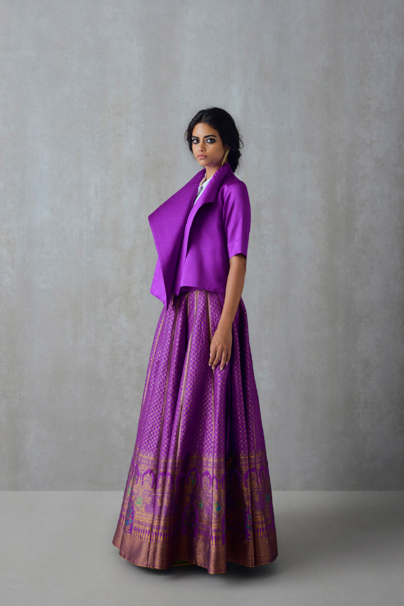Silk Brocade Skirt