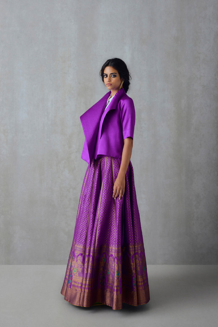 Silk Brocade Skirt