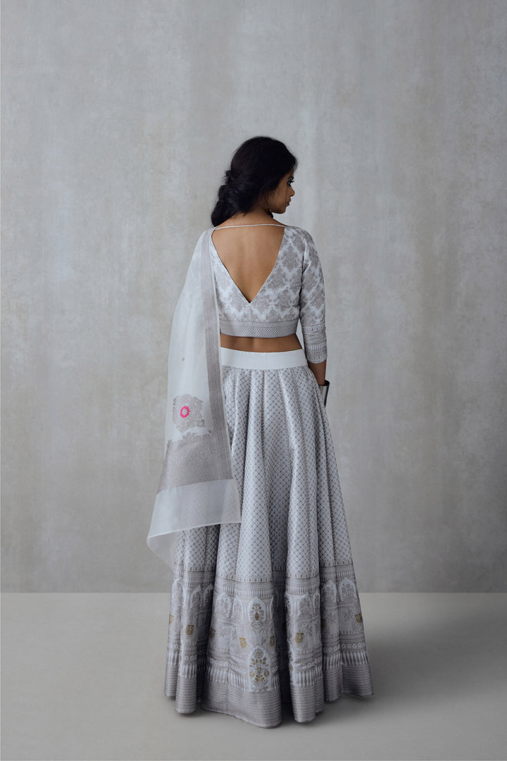 Silk Brocade Lehenga