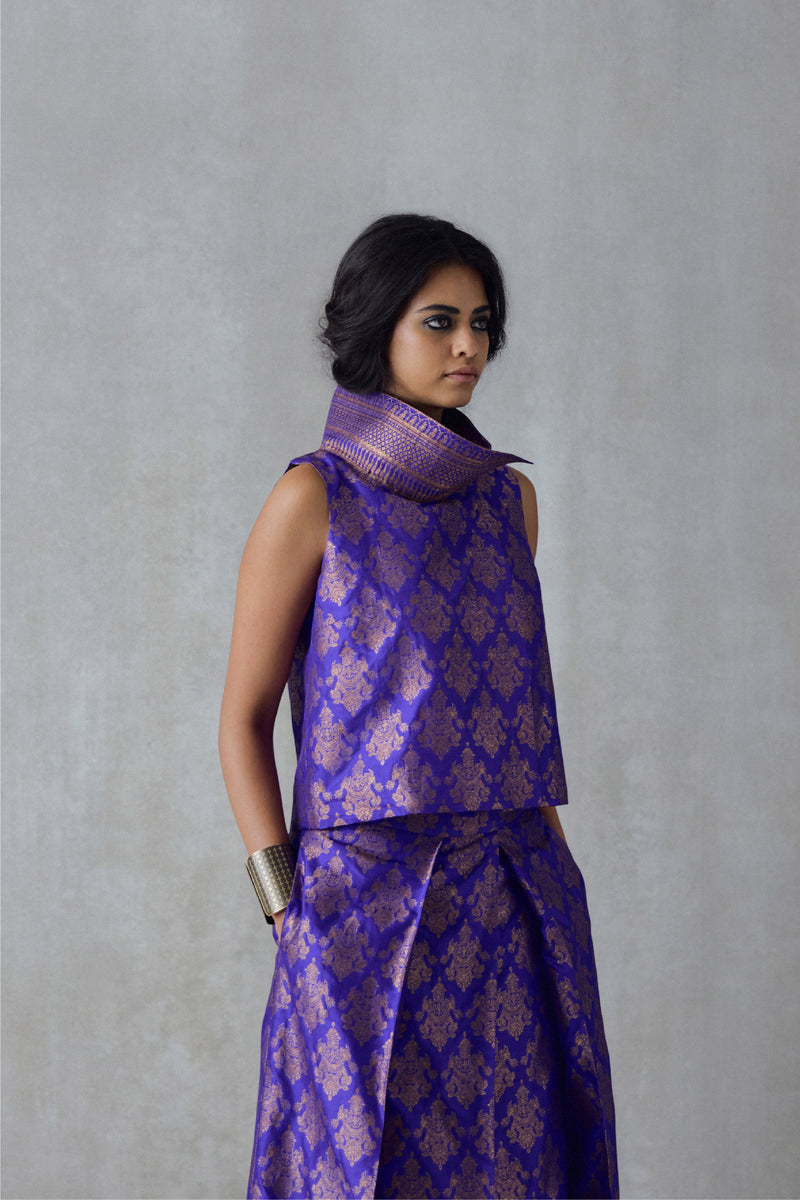 Silk Brocade Waistcoat