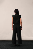 A poplin culotte with pleated details and pockets – PAYAL KHANDWALA