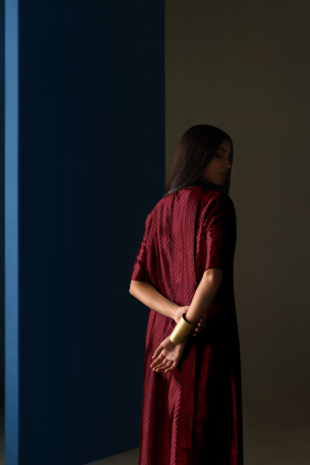 Silk  Brocade Jumpsuit