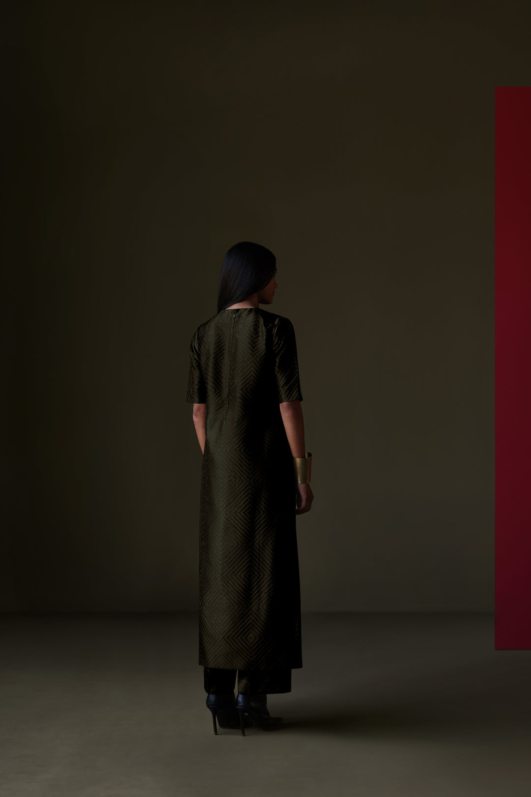 Silk Brocade Tunic Set