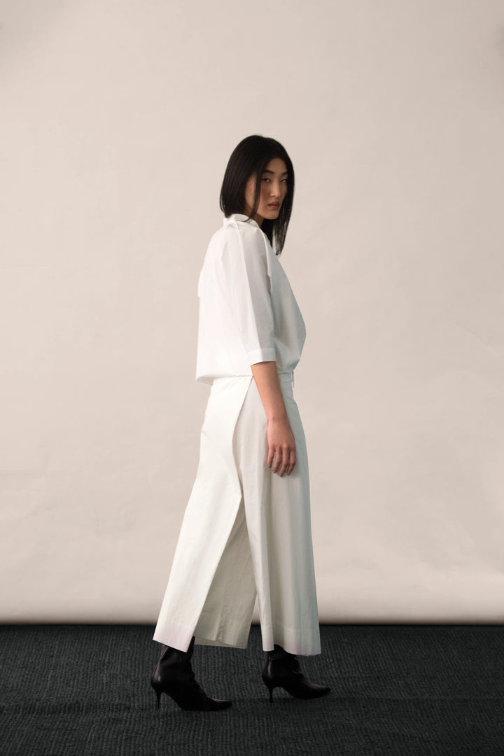 Poplin Wrap Palazzo