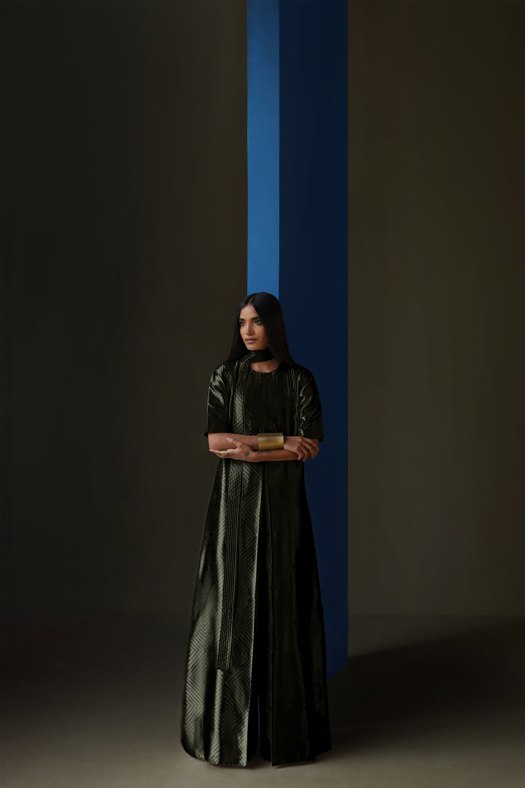 Silk  Brocade Jumpsuit