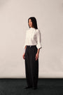 Silk Wide-Leg Trouser