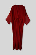 Draped Silk Dress