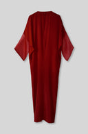 Draped Silk Dress