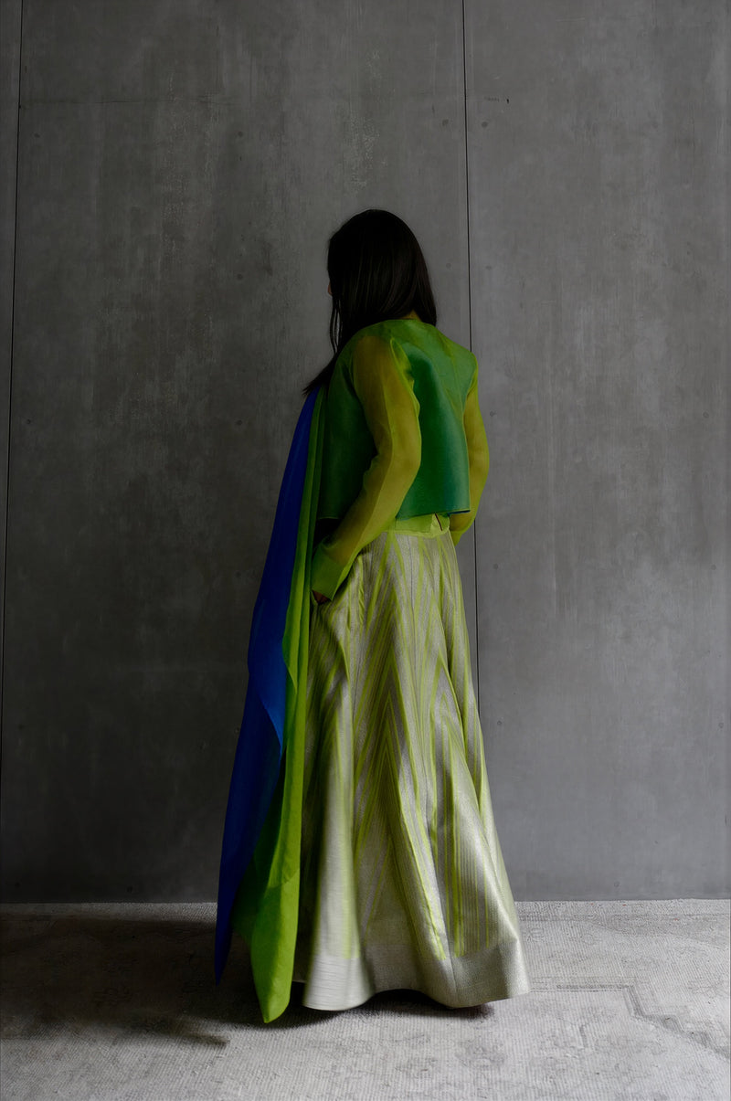 Silk Brocade Palazzo
