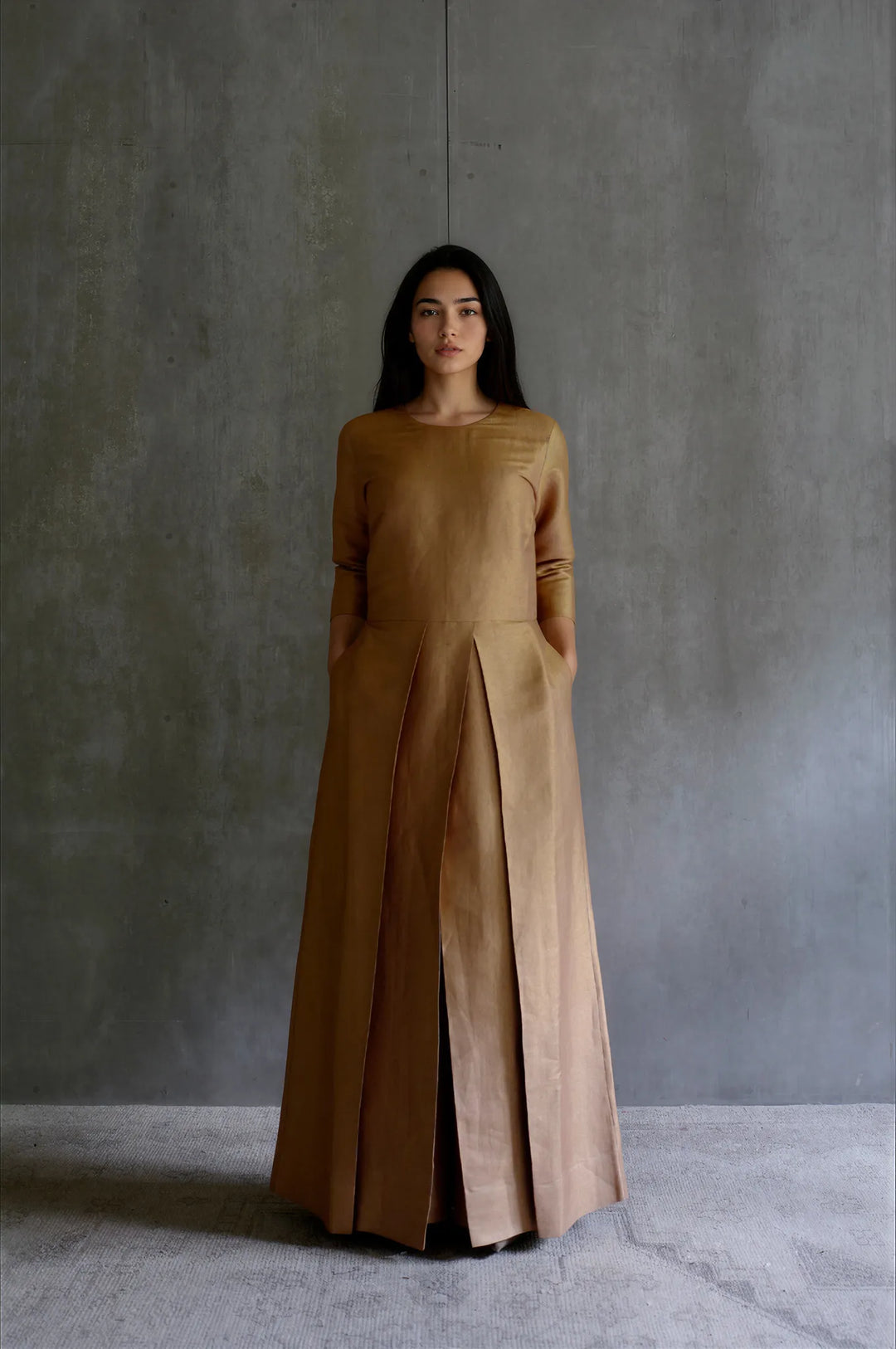 Silk Brocade Jumpsuit